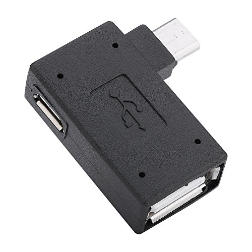 Haofy USB-OTG-Adapter, Micro-USB-Adapter mit Hochgeschwindigkeitsfunktion, Anschluss von Ladegeräten/USB-Geräten für, 2-teiliger Netzteil-Port-Adapter von Haofy