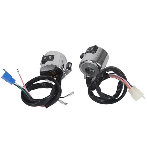 Multi -Funktions -Kombinationsschalter, Scheinwerfer, Blinker, Hornsteuerungsschalter mit Verchromter Oberfläche für Motorräder, ATVs usw. Multi -Funktions -Kombinationsschalter, Scheinwerfer, Blinker, Hornsteuerungsschalter mit Verchromter Oberfläche für Motorräder, ATVs usw. von Haofy