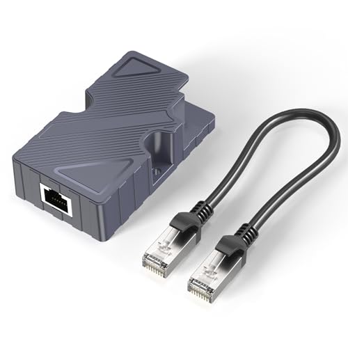 Starlink Dishy V2 auf RJ45-Adapter, RJ45 mit T568B-Pin, 10/100/1000 Mbit/s Starlink Dishy-Kabeladapter auf PoE-Injektor von Haofy