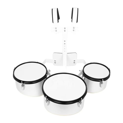 Haoyull Multiple Tone Drum Triple Tone Drum with Back Frame, Triple Tone Drum Back Frame Drum, Double Tone Drum Set for Band von Haoyull