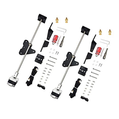 Happlignly 2 x Leitspindel-Dual-Z-Schrittmotor-Upgrade-Kit für 3, 3 Pro, 3 V2, 3D-Drucker von Happlignly