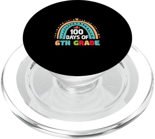 100 Tage 6. Klasse 100. Schultag PopSockets PopGrip für MagSafe von Happy 100 Days Of School Clothing