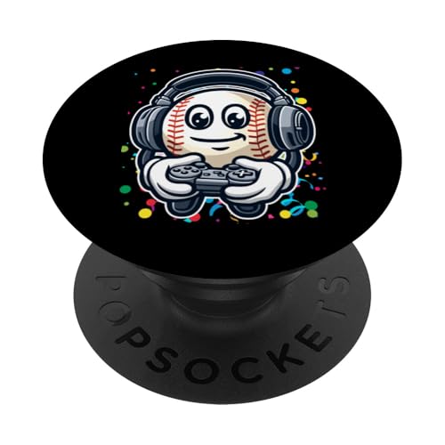 Geburtstag Junge Baseball Geburtstag Baseballspieler PopSockets Klebender PopGrip von Happy Birthday Boy Video Gammer Baseball Lover