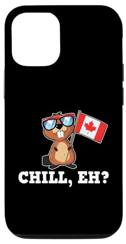 Hülle für iPhone 15 Chill, Eh? Lustige Biberbrille Kanadische Flagge Kanada Day von Happy Canada Day Design Canadian Pride
