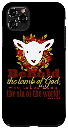 Hülle für iPhone 11 Pro Max Behold the Lamb of God Women John 1 Katholisch von Happy Catholics