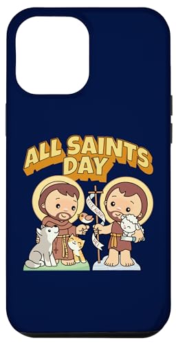 Hülle für iPhone 12 Pro Max Allerheiligen St. Franz von Assisi Johannes der Täufer von Happy Catholics