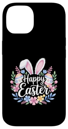 Happy Easter Day Bunny Eggs Süßer glücklicher Osterhase Hülle für iPhone 14 von Happy Easter Day Celebration