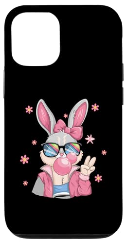 Pink Bunny Frohe Ostern Hülle für iPhone 12/12 Pro von Happy Easter Day Gifts & Apparel