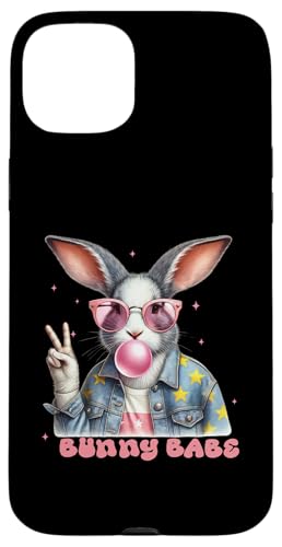 Pink Bunny Rabbit Frohe Ostern Hülle für iPhone 15 Plus von Happy Easter Day Gifts & Apparel