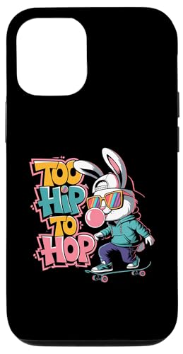 Too Hip To Hop Skateboard Bunny Frohe Ostern Hülle für iPhone 12/12 Pro von Happy Easter Day Gifts & Apparel