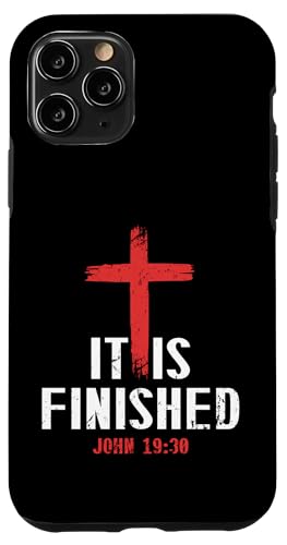 Hülle für iPhone 11 Pro It Is Finished Jesus Christus Happy Easter Sunday von Happy Easter Gift Easter Is For Jesus Risen Savior