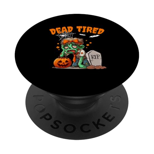 Dead Tired Zombie Zombies PopSockets mit austauschbarem PopGrip von Happy Halloween