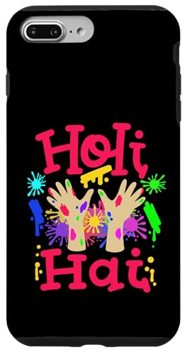 Holi Hai Bunte Hand Festival der Farben Mädchen Jungen Kinder Hülle für iPhone 7 Plus/8 Plus von Happy Holi Indian Festival Apparel Gifts Shop