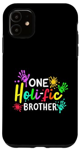 Hülle für iPhone 11 One Holific Brother Happy Holi Festival India Hindu-Familie von Happy Holi Indian Festival Apparel Gifts Shop