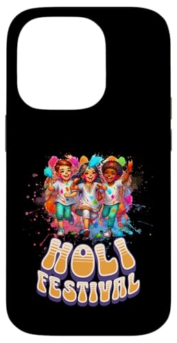 Hülle für iPhone 14 Pro Happy Holi Festival of Colors India Hindu, Jungen, Mädchen, Kinder von Happy Holi Indian Festival Apparel Gifts Shop