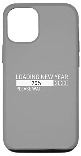 Hülle für iPhone 13 Pro Neues Jahr 2023 wird geladen Bitte warten Sie von Happy New Year 2023 Logo