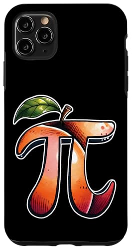 Lustiges Pfirsich-Pi-Symbol Wortspiel Mathematiklehrer Pi Day Hülle für iPhone 11 Pro Max von Happy Pi Day 3.14 Math Lover Clothing Co