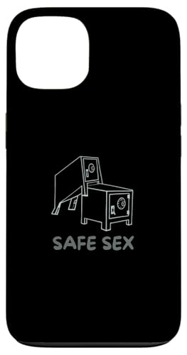 Hülle für iPhone 13 Lustiges Design für sicheren Sex von Happy Quokka Print Studio