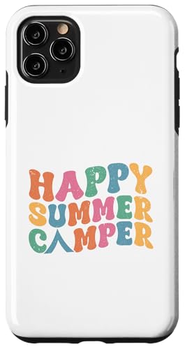 Hülle für iPhone 11 Pro Max Happy Summer Camping Crew — Letzter Schultag von Happy Summer Camp Gifts for Kids