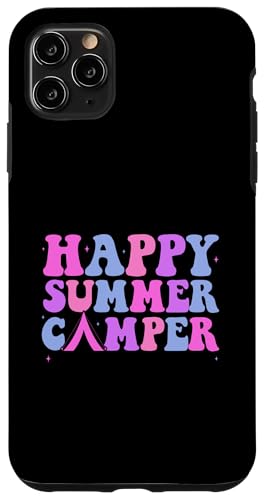 Hülle für iPhone 11 Pro Max Happy Summer Camping Crew — Letzter Schultag von Happy Summer Camp Gifts for Kids