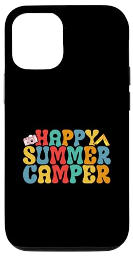 Hülle für iPhone 15 Pro Happy Summer Camping Crew — Letzter Schultag von Happy Summer Camp Gifts for Kids