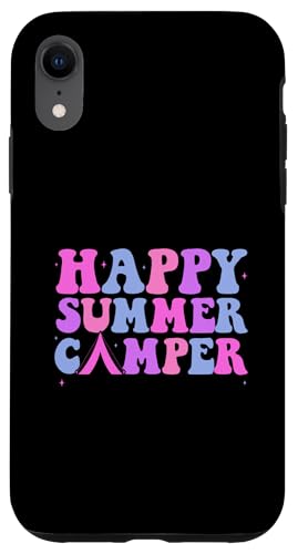 Hülle für iPhone XR Happy Summer Camping Crew — Letzter Schultag von Happy Summer Camp Gifts for Kids