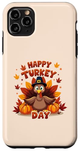 Hülle für iPhone 11 Pro Max Happy Turkey Day Thanksgiving Day Truthahn Family Dinner Kids von Happy Turkey Day Thanksgiving Turkey Pilgrim tees