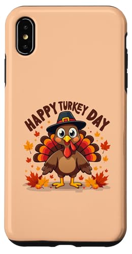 Hülle für iPhone XS Max Happy Turkey Day Thanksgiving Lustiges Truthahnpilgerkind für Jungen von Happy Turkey Day Thanksgiving Turkey Pilgrim tees