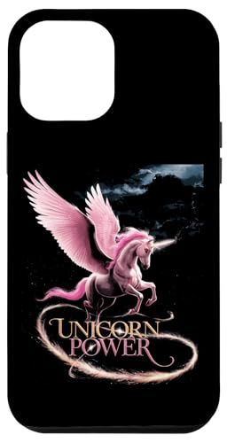 Hülle für iPhone 12 Pro Max Niedliche magische Einhorn-Power für Mädchen von Happy Unicorn