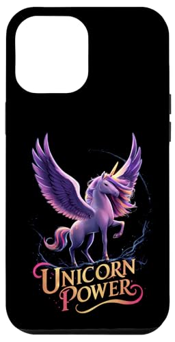 Hülle für iPhone 12 Pro Max Niedliche magische Einhorn-Power für Mädchen von Happy Unicorn