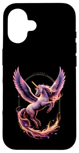 Hülle für iPhone 16 Niedliche magische Einhorn-Power für Mädchen von Happy Unicorn