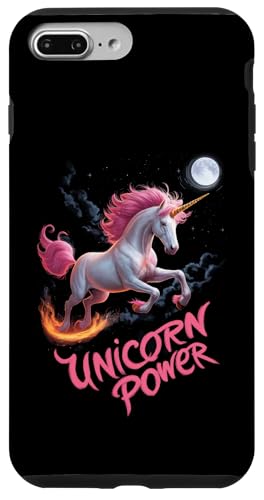 Hülle für iPhone 7 Plus/8 Plus Niedliche magische Einhorn-Power für Mädchen von Happy Unicorn