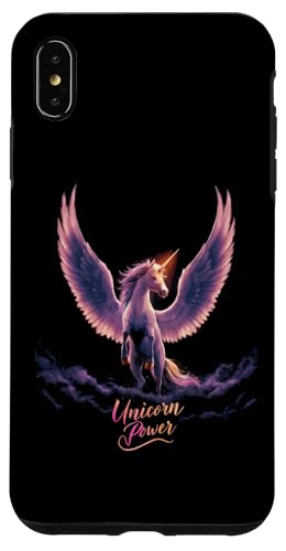 Hülle für iPhone XS Max Niedliche magische Einhorn-Power für Mädchen von Happy Unicorn