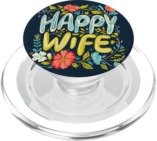 Buntes Happy Wife Kostüm PopSockets PopGrip für MagSafe von Happy Wife