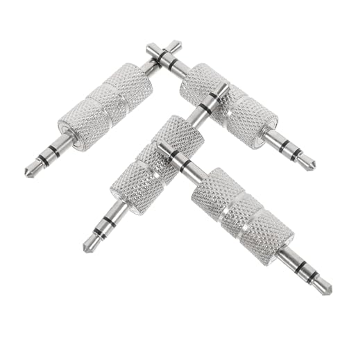 Happyyami 4 Stück Kabel Mikrofon Audio- Jack steckverbindung Klinkenstecker Adapter wagenheber Adapter mik Adapter Plug Adapter Stereo-Adapter Adapter von Stecker auf Stecker Zinklegierung Happyyami 4 Stück Kabel Mikrofon Audio- Jack steckverbindung Klinkenstecker Adapter wagenheber Adapter mik Adapter Plug Adapter Stereo-Adapter Adapter von Stecker auf Stecker Zinklegierung von Happyyami