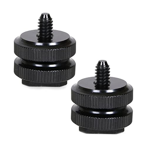 Happyyami 4Stücke Blitzschuh Adapter Für DSLR Kameras Hochwertige Stativschraube Mit Einstellbaren Muttern Kompatibel Für Camcorder Mikrofone Happyyami 4Stücke Blitzschuh Adapter Für DSLR Kameras Hochwertige Stativschraube Mit Einstellbaren Muttern Kompatibel Für Camcorder Mikrofone von Happyyami