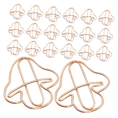 Happyyami Büroklammern Dekorative Klammern Für Dokumenten Organizer Pilze Buchmarker Clip Lesezeichen Clips Süße Büroklammern Lesezeichen Klemme Dokumenten Clips Eisen Roségold 30 Happyyami Büroklammern Dekorative Klammern Für Dokumenten Organizer Pilze Buchmarker Clip Lesezeichen Clips Süße Büroklammern Lesezeichen Klemme Dokumenten Clips Eisen Roségold 30 von Happyyami
