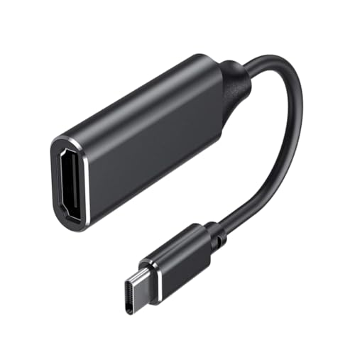 Happyyami USB C Zu Kabel Adapter Typ C Konvertierungsleitung Für Computer Und Mobilgeräte Schwarz Hochwertige Videoübertragung Für Tv Und Monitor von Happyyami