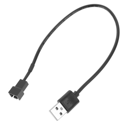 Happyyami USB Pin Kabel Lange Computer Lüfter Adapterkabel USB Zu Verbindungskabel Für Gehäuselüfter Und Notebook Lüfter von Happyyami