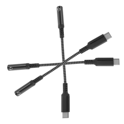 Happyyami USB Typ C Klinkenstecker Adapterkabel Für Kopfhörer Kompatibel Mit Allen Typ C Geräten Für Musik Und Audioübertragung von Happyyami