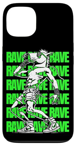 Hülle für iPhone 13 Raver Horse | Techno Rave EDM Schlüsselanhänger von Hard Free Ravers