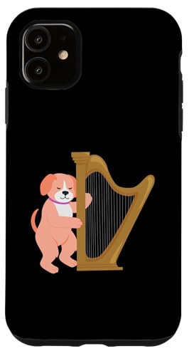 Harfenspieler Hund Harfe Hülle für iPhone 11 von Harfenist Musiker Harfe