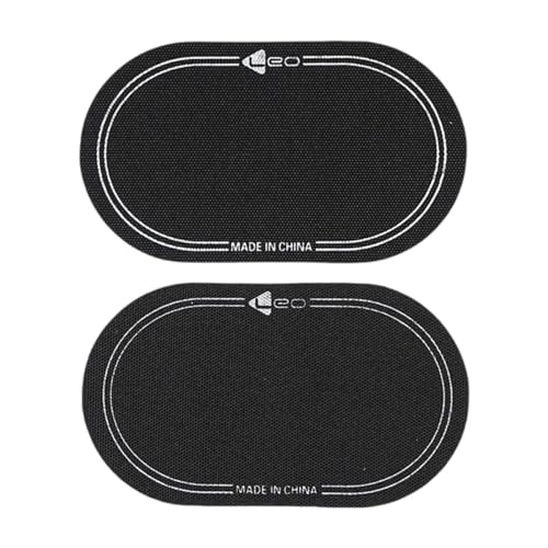 Harilla 2x Drumhead es Percussion Drum Pads Drum Teile Percussion Instrument Zubehör Drum Spieler Tragbare Drum Head es, Doppelpedal von Harilla