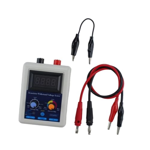 Harilla Transistortester-Kit IGBT-Transistoren Diodentester NMOS MOS IGBT-Tester für Widerstände Unidirektionaler Thyristor, Rot von Harilla