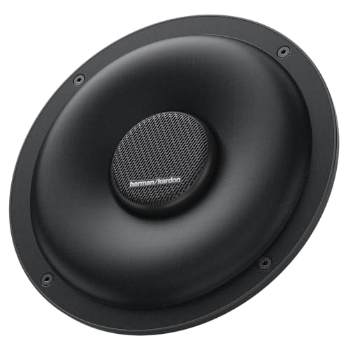 Harman Kardon Flow 80 Untersitz Subwoofer Auto Passiv für Underseat Einbau in BMW, Audi & Porsche - 375W 8" Bass Box Auto für kraftvolle Bässe, Aktiv Subwoofer Auto Set mit Neodym-Magnetmotor von Harman Kardon