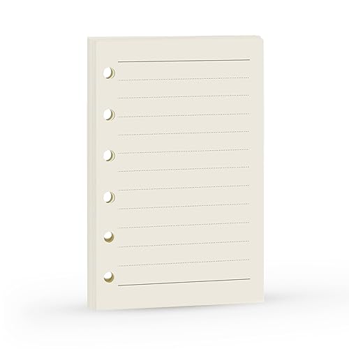 Harphia A7 Planner Refill, A7 Agenda Refill Paper Rulled Line for 6 Rings Filofax, Personal Mini Journal Inserts, 6 Holes/100gsm,Pocket Size 4.84 x 3.23 Harphia A7 Planner Refill, A7 Agenda Refill Paper Rulled Line for 6 Rings Filofax, Personal Mini Journal Inserts, 6 Holes/100gsm,Pocket Size 4.84 x 3.23 von Harphia