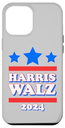 Hülle für iPhone 12 Pro Max Harris Tim Walz 2024 Wahlen Präsident Patriotische Demokraten von Harris Tim Walz 2024 Elections President Patriotic