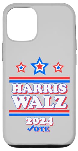 Hülle für iPhone 14 Harris Tim Walz 2024 Wahlen Präsident Patriotische Demokraten von Harris Tim Walz 2024 Elections President Patriotic