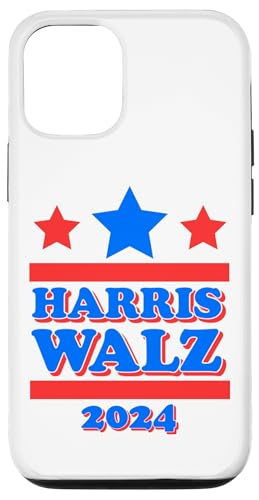 Hülle für iPhone 14 Pro Harris Tim Walz 2024 Wahlen Präsident Patriotische Demokraten von Harris Tim Walz 2024 Elections President Patriotic