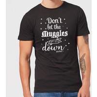 Harry Potter Don't Let The Muggles Get You Down Herren T-Shirt - Schwarz - 4XL von Harry Potter